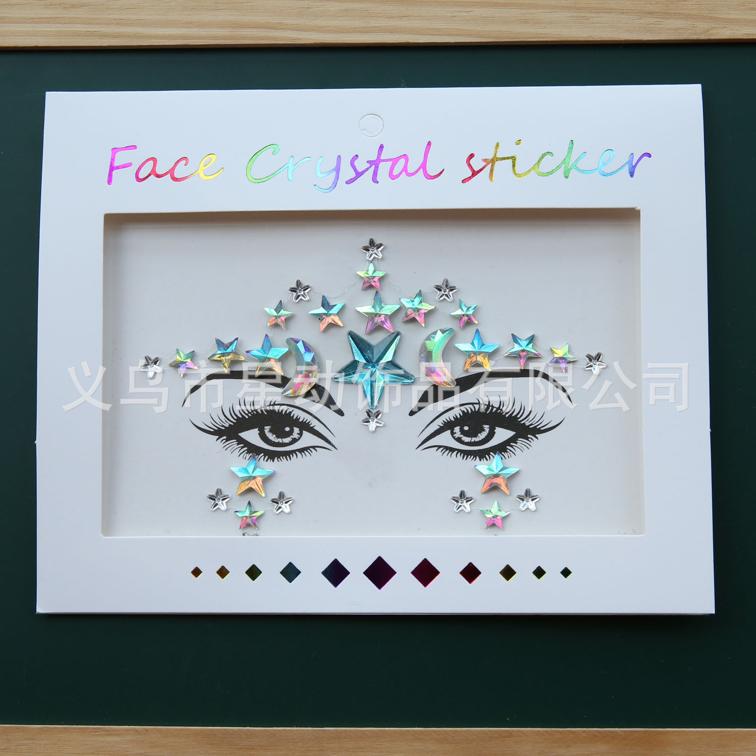 Crystals face sticker ˮü걦ʯ곧