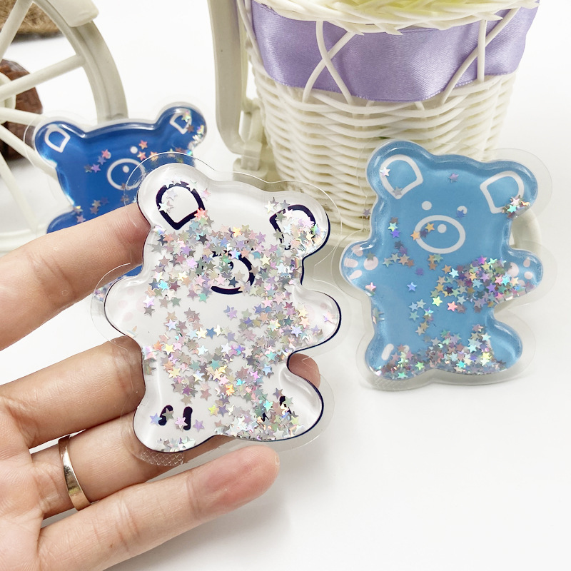 Factory direct supply quicksand oil bag patch doll oil bag custom upper oil bag luggage accessories oil bag key chain