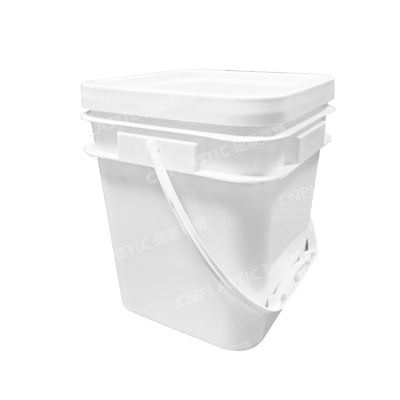 8L正方形塑料桶  塑料胶桶  食品用包装桶 方形塑胶桶
