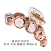 Universal hair accessory, hairgrip, crystal, crab pin for adults, simple and elegant design