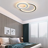 Modern square creative LED ceiling light for bedroom