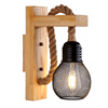 Retro sconce for living room, creative decorations for corridor, antique wall lights, American style, nostalgia