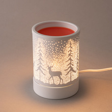 跨境铁艺香薰灯氛围感插电灯泡加热融蜡灯家用香炉小夜灯床头灯