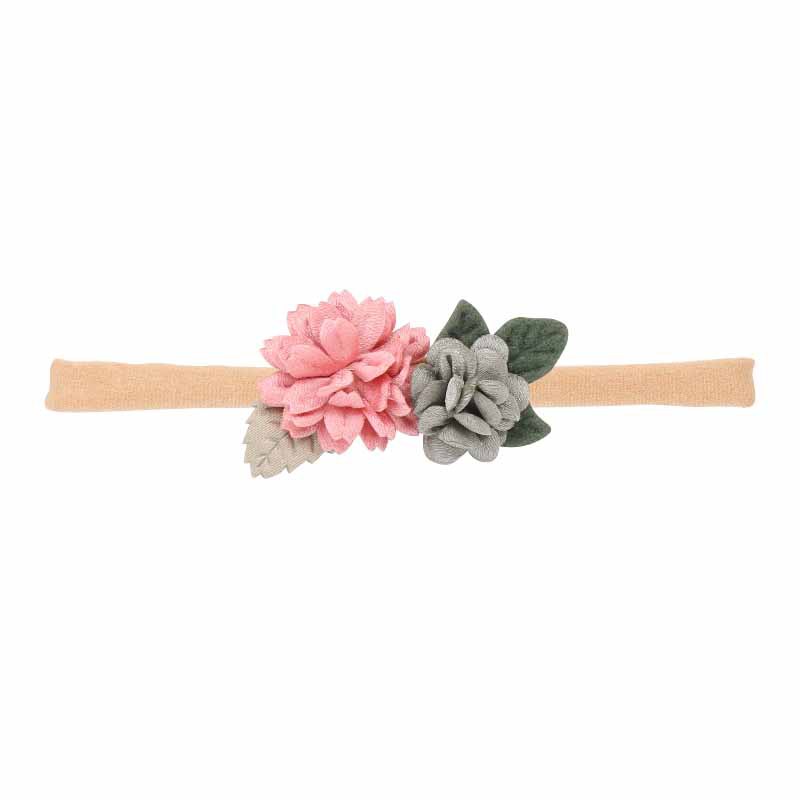MB1746 peony powder+pink green flower