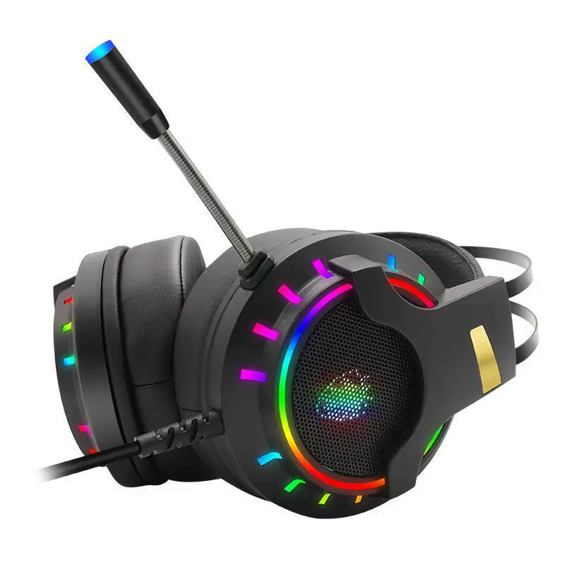 Tuyin K3 USB 7.1 RGB гарнитура для киберспорта и Интернет-кафе, настольного ПК, с RGB-подсветкой,