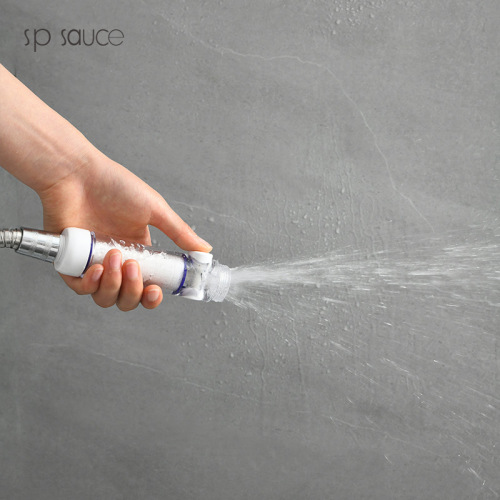 Japanese supercharged shower head bath shower set filter rain shower household bathroom shower head