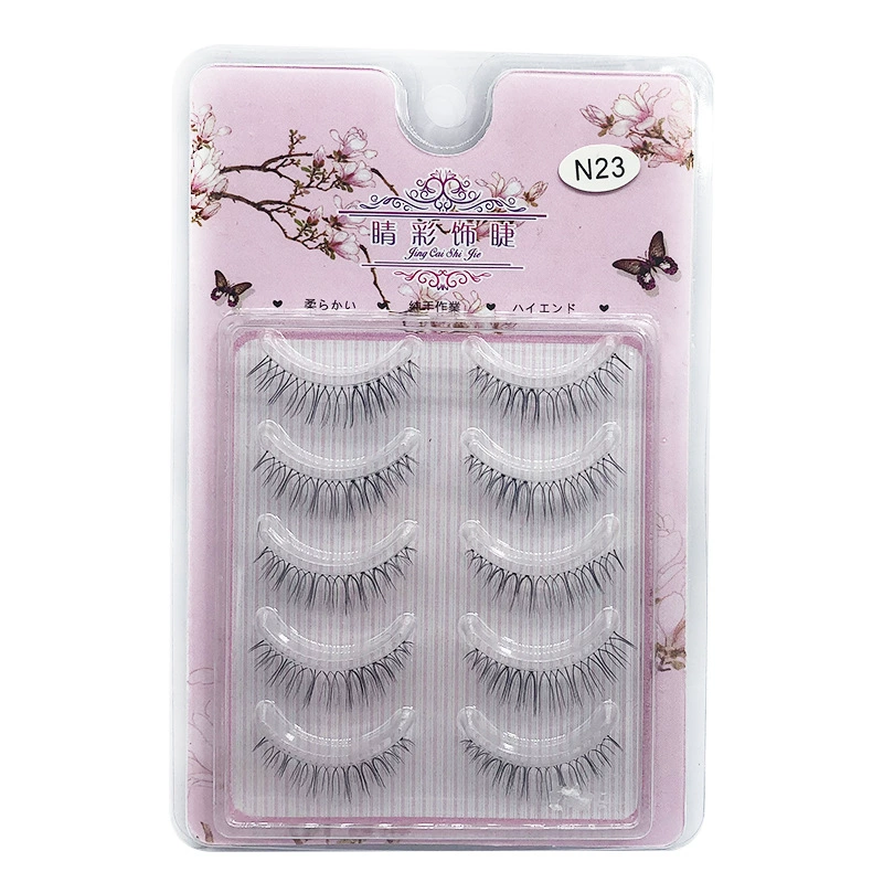 Transparent lengthening long false eyelashes for eyelashes