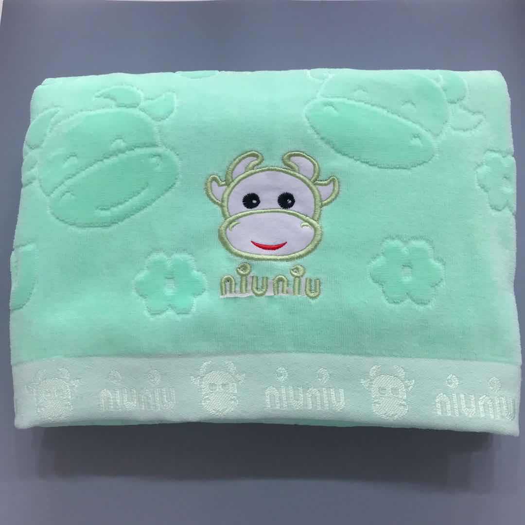 벨벳 아이 퀼트 송아지 자수 녹색
