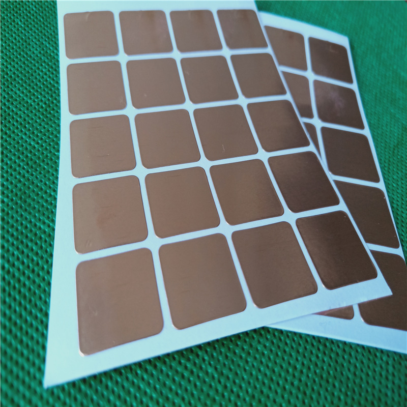 现货单导铜箔/屏蔽铜箔贴片/双导铜箔/圆形/触摸开关专用带胶铜箔