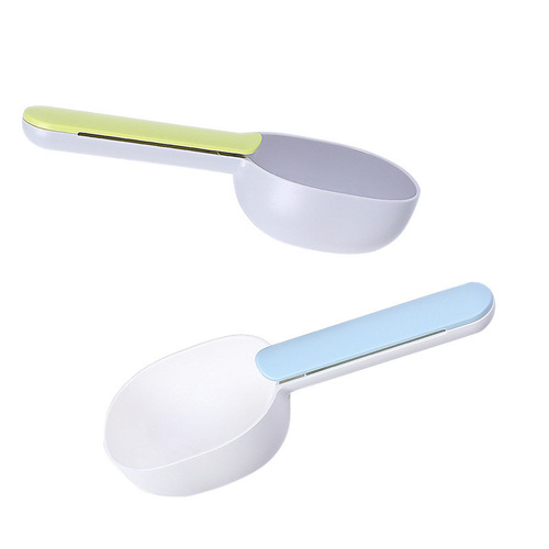 Dog food spoon pet spoon cat food spoon shovel dog teddy cat food handle with clip cat food spoon 6