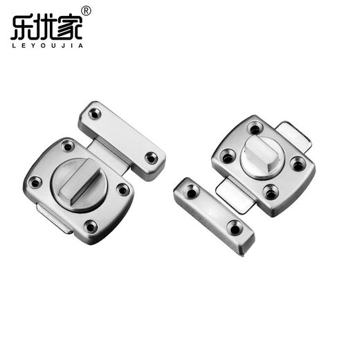 Zinc alloy small latch door buckle door latch door latch new thickened anti-theft hasp surface-mounted wooden door latch lock