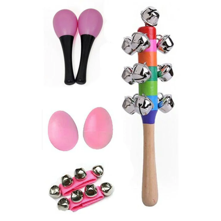 Percussion instruments, teaching aids, set, maracas, children's musical instruments