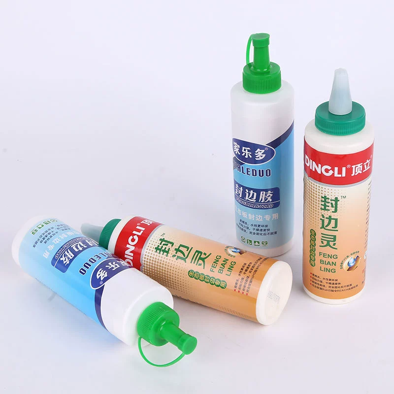 Верхний стоячий край Ling экологически чистый клей бескрасок доска эко-пластина корыта плинтуса 350g ПВХ кромка плинтуса