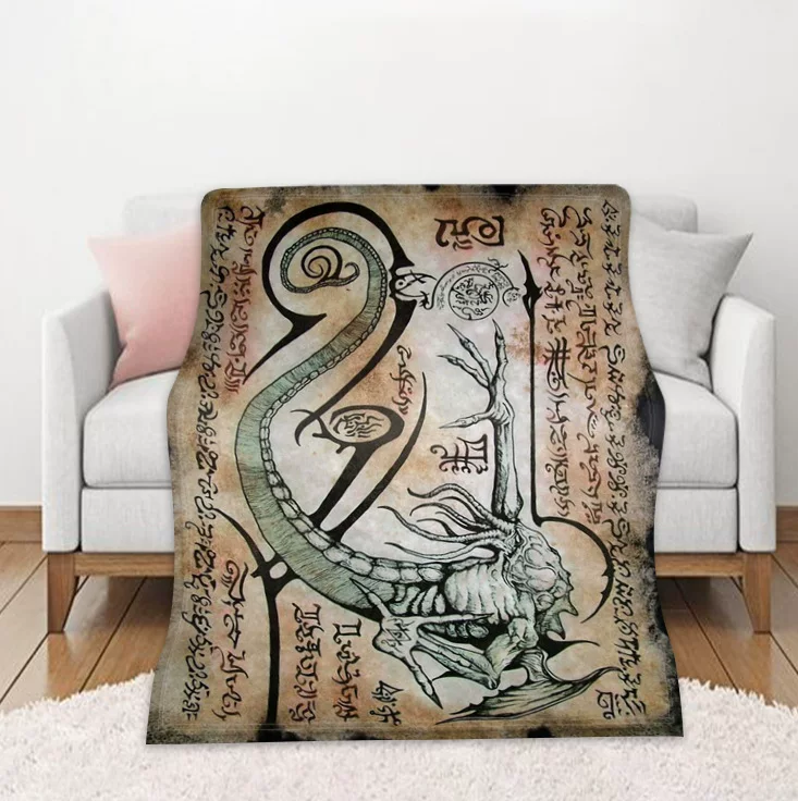 Creative keep warm duvet, digital double-sided flannel sofa