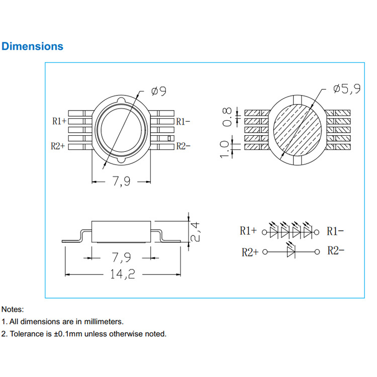 5WɫLED617-620nmβɲƺɫ