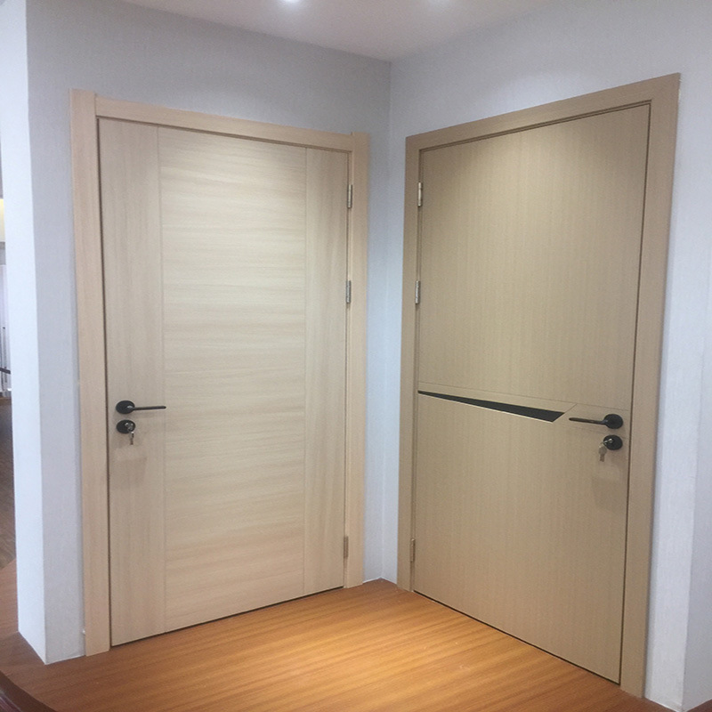 Puerta compuesta de madera maciza de alta calidad al por mayor de fábrica Puerta de la habitación del dormitorio del apartamento escolar, duradera, hermosa y asequible.