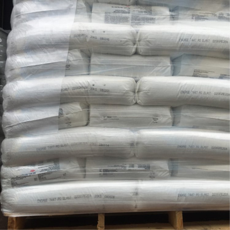 POE ELASTOMER 7447 재고 공급 높은 흐름 사출 성형 플라스틱 과립 폴리 올레핀 도매 강화 에이전트