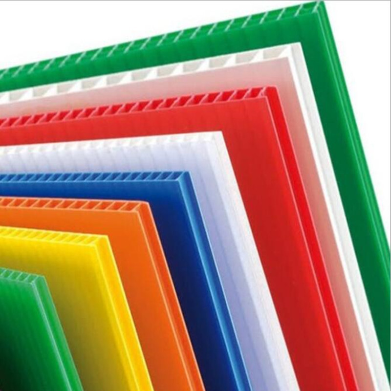 环保耐用PP塑料中空板中空板隔板垫板可印刷LOGO字防静电瓦楞板箱