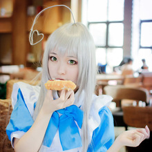 ���а�!�΁��Ӽٰl�y��ɫ100CM�Lֱ�lcosplay�ٰl������ë�F؛