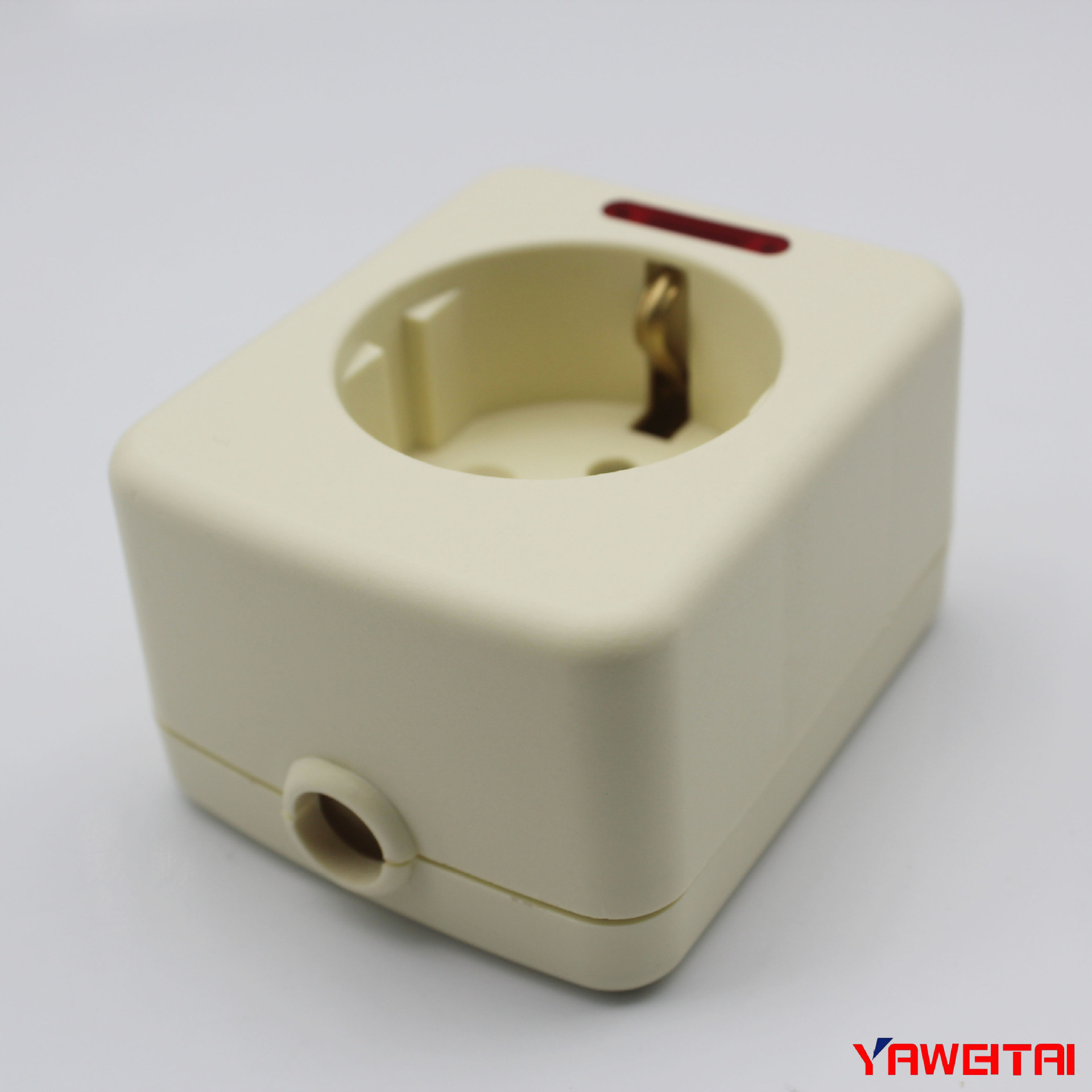 雅威欧式排插 德式插座 一孔/一位/单联德式插座