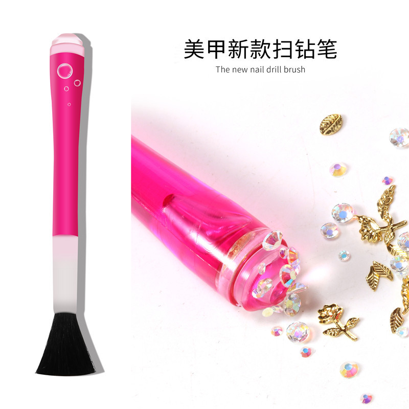 Especial transfronterizo para Yujia nuevo punto de perforación taladro de succión taladro de exploración artefacto punto de perforación cepillo de escritura herramienta de manicura taladro de succión pluma