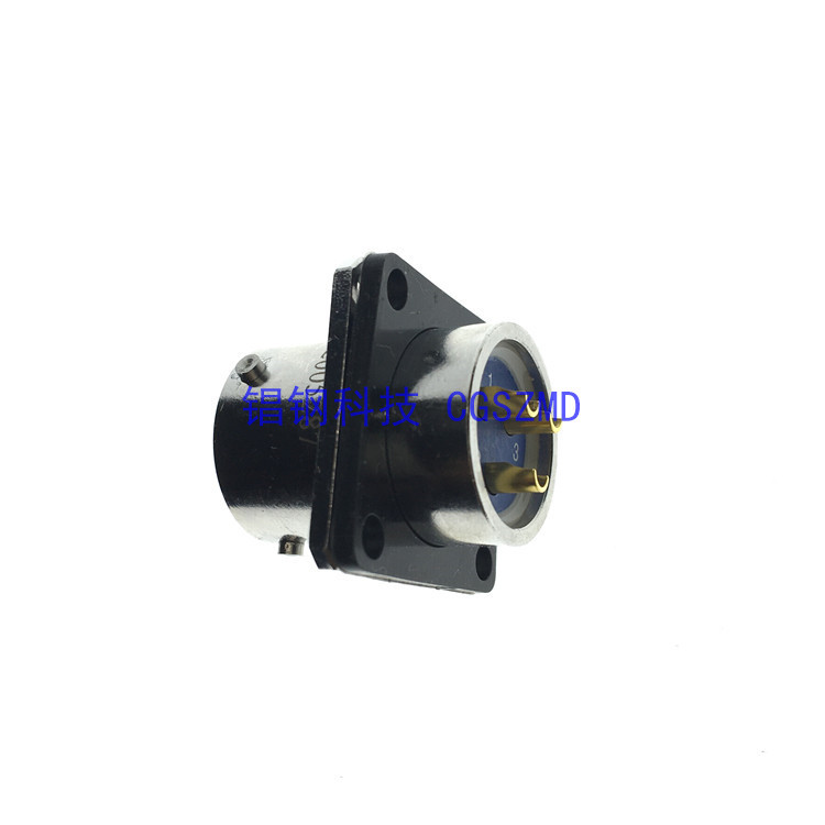 �����3оԲ�ο���������  Square Flange Receptacle PC Tail
