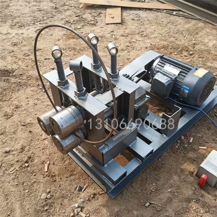 钢筋卷圆机 小型铁丝打圈机  槽钢扁铁弯弧机压圆机生产厂家