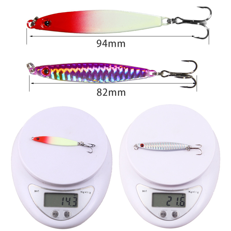 Placa de hierro Luya cebo lejos lanzando cebo falso lentejuelas plomo pescado rebordear cebo bajo Productos de artes de pesca