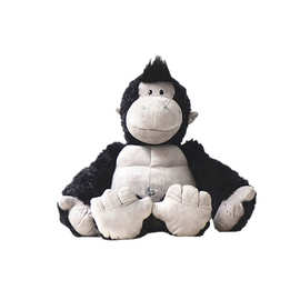 仿真大猩猩公仔毛绒玩具可爱黑金刚猩猩猴子创意玩偶大号抱枕批发