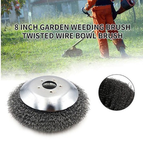 Direct selling wholesale new wire weeding disc weeding head rust removal wire weeding disc garden tools lawn mower accessories