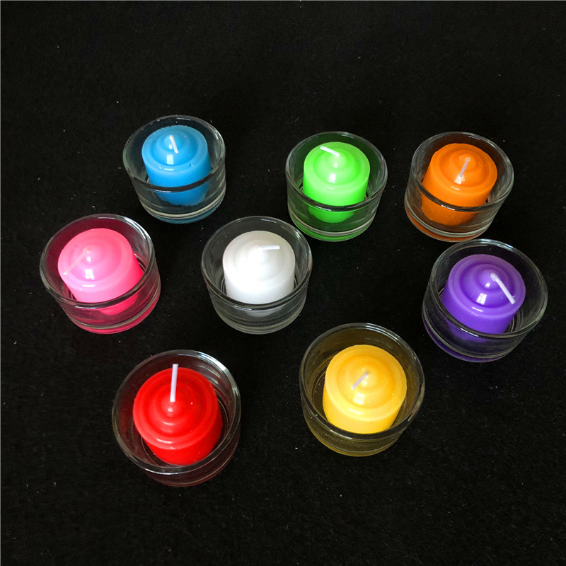 Candle romantic proposal to express hotel heating teapot base birthday smokeless tea wax aromatherapy tea stove small candle