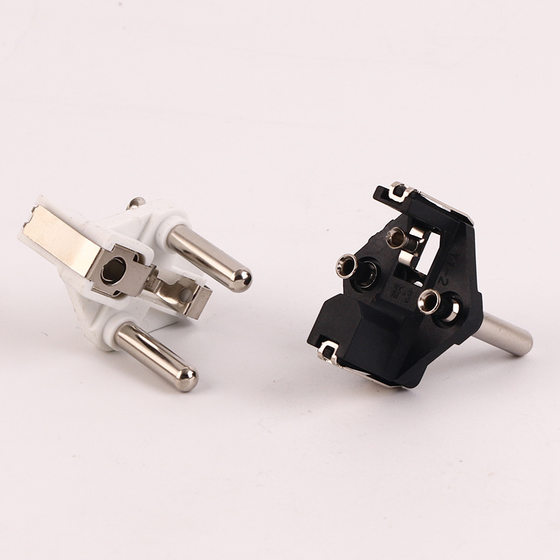 Processing power plug power cord plug inner frame two-pole power cord plug 16A French plug inner frame