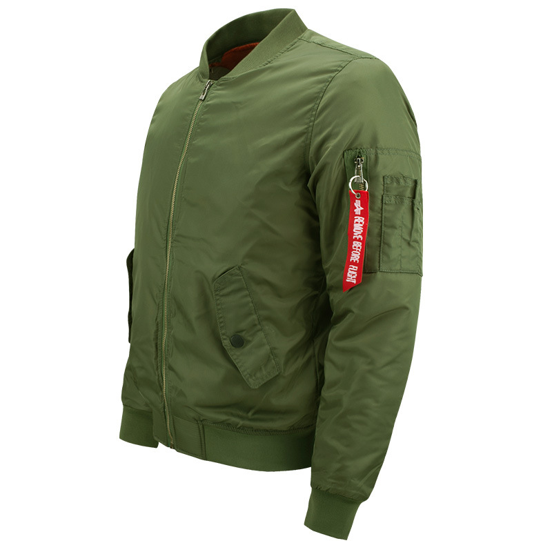 Otoño e Invierno DE LA Fuerza Aérea N ° 1 MA01 chaqueta de los hombres engrosada más tamaño de la chaqueta acolchada de algodón suelta chaqueta de béisbol de moda casual Chaqueta de algodón acolchada de los hombres