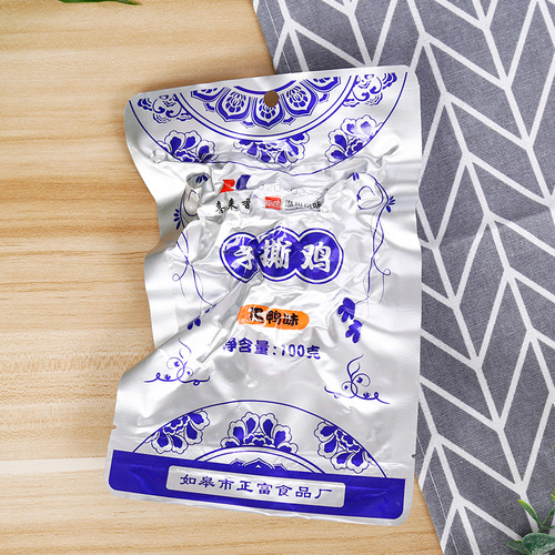 Wholesale supply of chicken snack Xilai Xiang hand-torn chicken, vacuum-sealed 100g bagged snack food