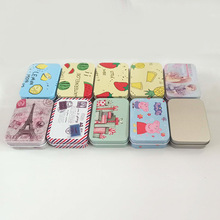 厂家批发长方形马口铁盒 发夹喜糖盒卡贴收纳迷你铁盒 包装铁盒
