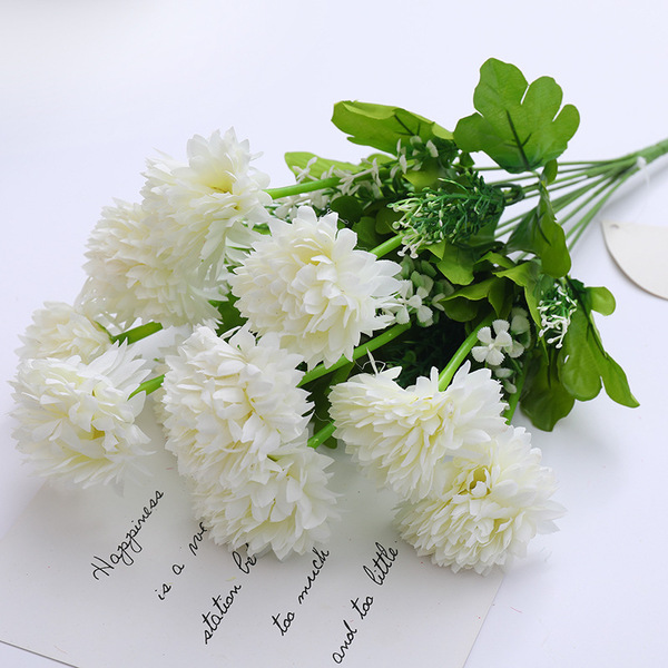 Simulation chrysanthemum Qingming flower bouquet plastic flower ball…