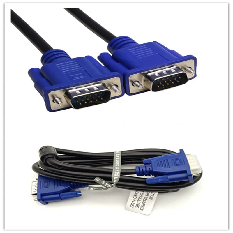 Кабель VGA компьютерный дисплей 1.5м 4+5 оригинальный проектор высокое разрешение VGA кабель данных прямая продажа розничная