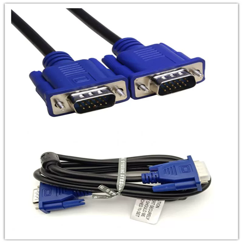 Кабель VGA компьютерный дисплей 1.5м 4+5 оригинальный проектор высокое разрешение VGA кабель данных прямая продажа розничная