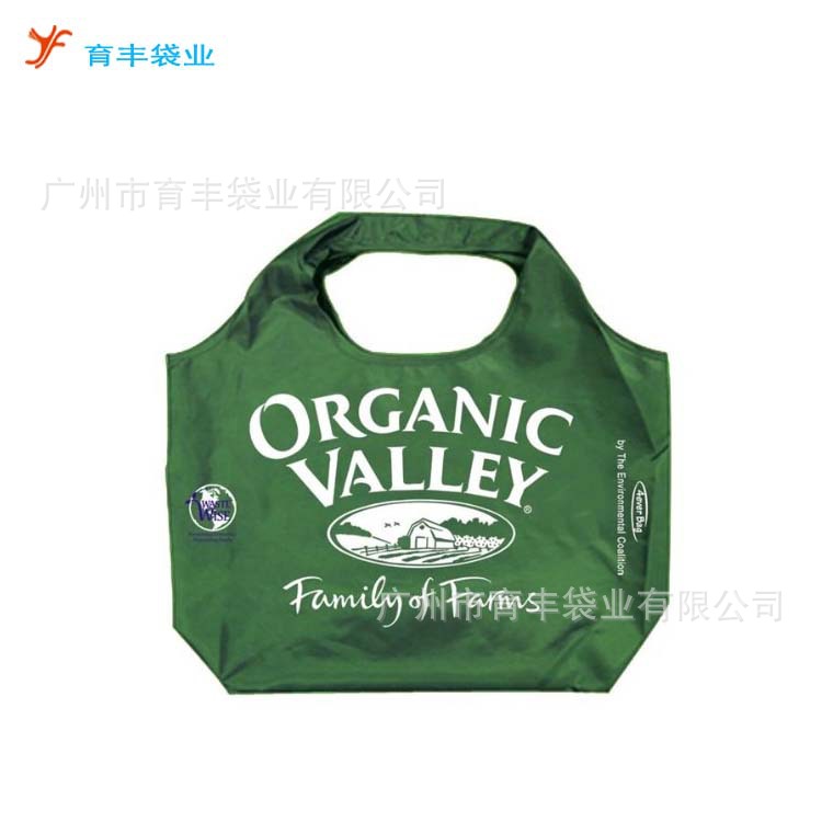 广州制作环保再生涤沦布购物袋 RPET防水大容量超轻手提袋