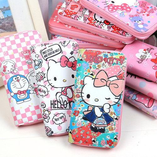 One piece drop shipping Japanese and Korean cartoon cute doll student lady storage coin purse
