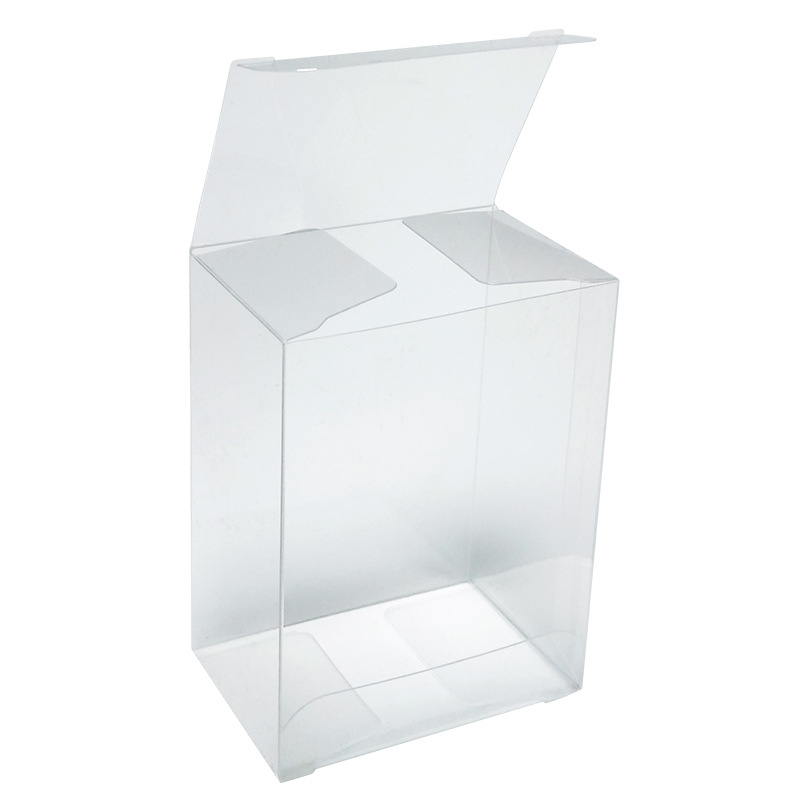 Spot caja de plástico rectangular caja pequeña caja de blister caja de teléfono móvil caja plegable transparente para alimentos caja de embalaje de pet