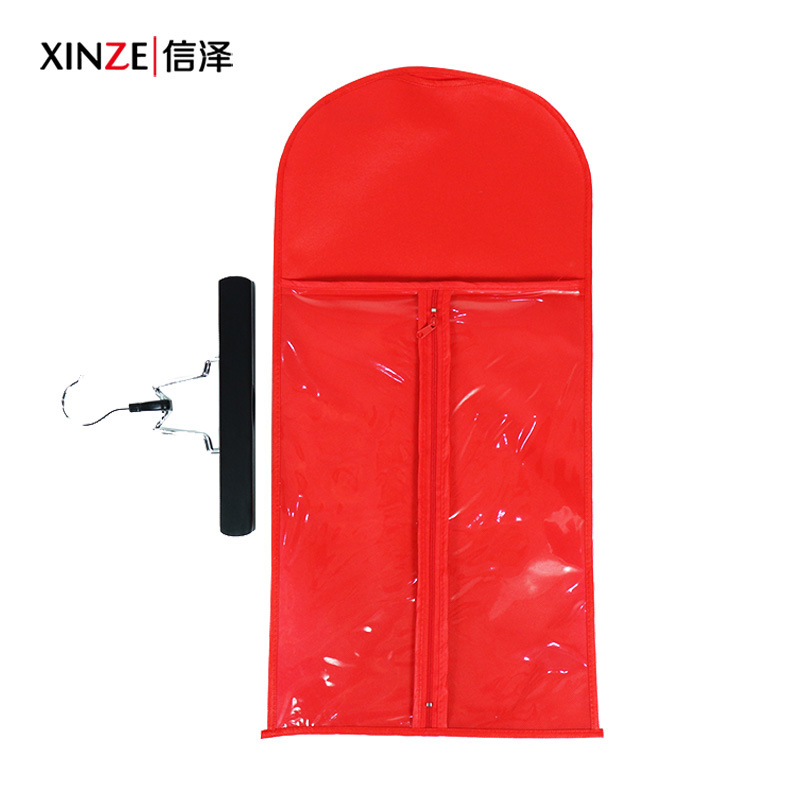 Bolsa de embalaje de la peluca bolsa de almacenamiento no tejida de PVC bolsa de cubierta de la Peluca de suministro transfronterizo en stock cubierta de la peluca no tejida