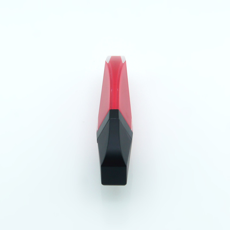 En stock venta al por mayor 7ml hoja de Diamante Negro tubo de esmalte de labios tubo de brillo de labios tubo de lápiz labial tubo vacío impreso LOGO sub-botella