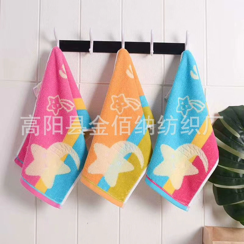 Заводская поставка хлопка 32 акции Морская звезда Детское полотенце 25*50 см полотенце не теряет волосы, не выцветает