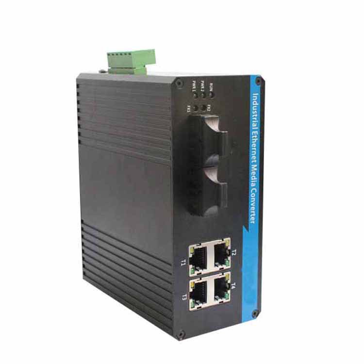 4+2F口非网管型工业以太网交换机 4电2光工业级交换机 2光4电