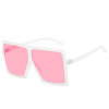 Trend glasses, fashionable multicoloured sunglasses, European style, plus size