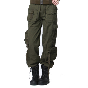 Allied outdoor casual women's pants multi-functional multi-pocket overalls cotton mountaineering pants