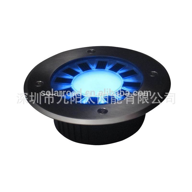 多色超亮铸铝底座太阳能草坪灯台阶灯地埋灯