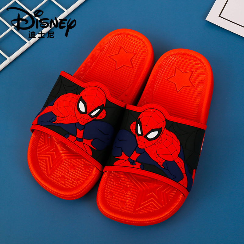 [30% de descuento en la compra] Disney Summer New Marvel Indoor Antideslizante Home Ice Snow Children's Zapatillas exteriores