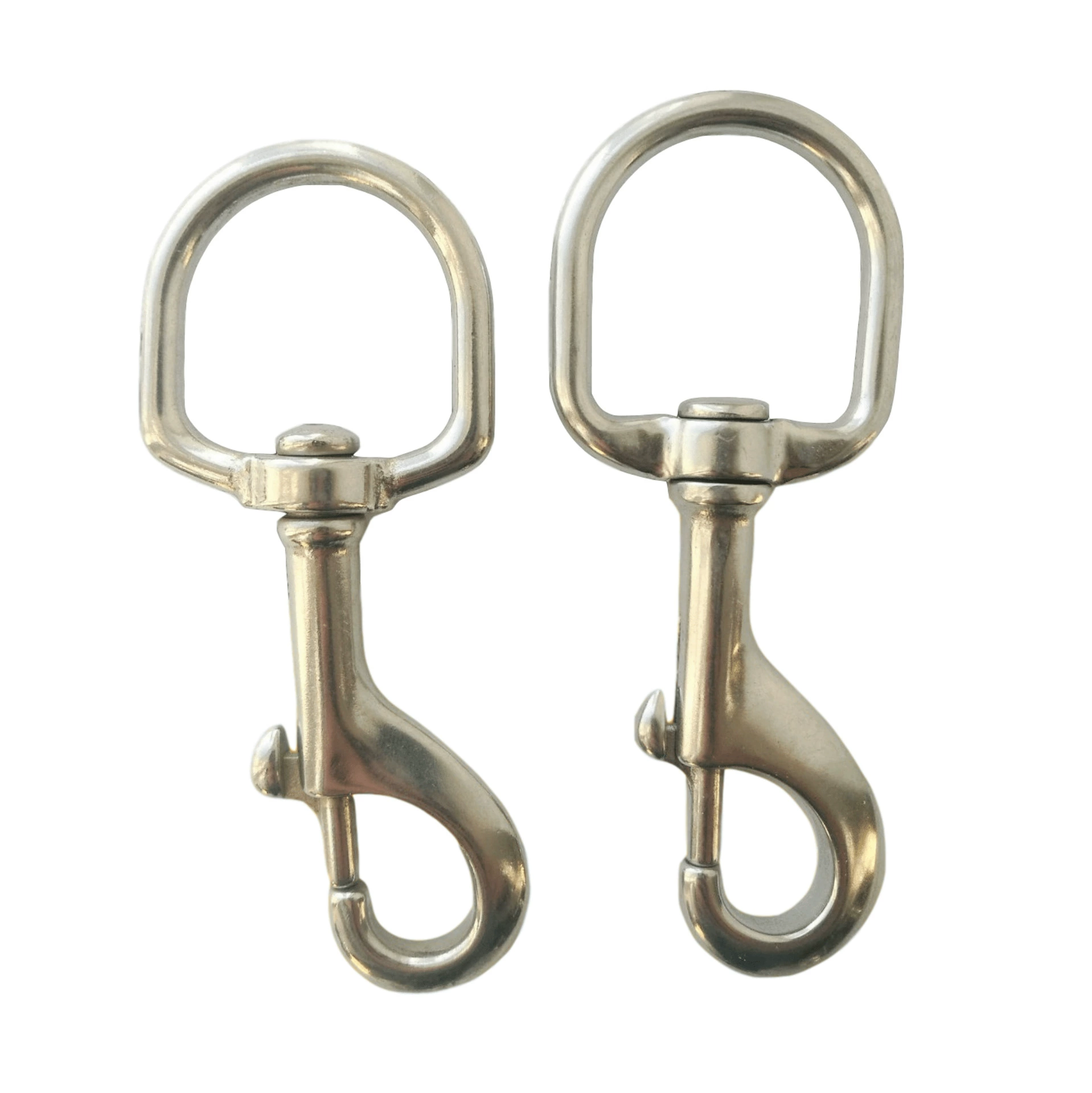 Головка цепи для собак из нержавеющей стали Универсальный вращающийся пружинный крючок Брелок Открытый Карабин аксессуары для дайвинга логотип